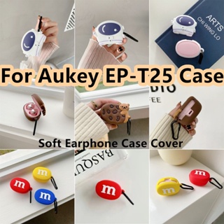 【Direct Supply】เคสหูฟัง แบบนิ่ม ลายการ์ตูนน่ารัก สําหรับ Aukey EP-T25 EP-T25