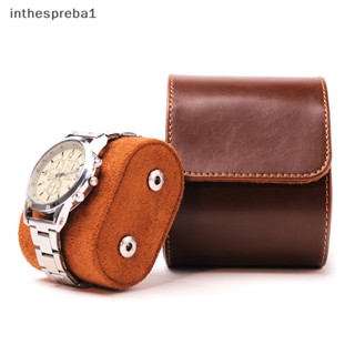 Inthespreba1^^ กระเป๋าเดินทาง นาฬิกาออแกไนเซอร์ เคสนาฬิกา หนัง Pu ม้วนเก็บนาฬิกา ของขวัญ * ใหม่