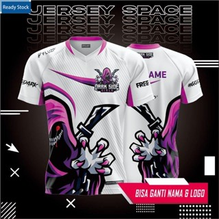 เสื้อกีฬาแขนสั้น ลายทีม Jersey Baju E Sport Gaming Costum MLBB PUBGM Free Fire AOV CODM