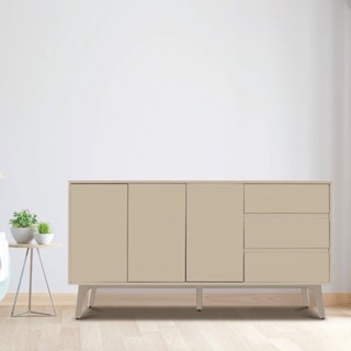 SB Design Square ไซด์บอร์ด รุ่น Aleece สีครีม (W160xD40xH85 ซม) แบรนด์ SB FURNITURE