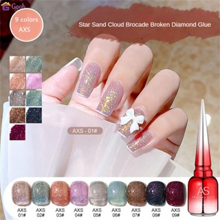 AS Diamond Nail Polish Gelสีเจลแฟลช ยาทาเล็บเจล สีเจล เจลทาเล็บ ยาทาเล็บยูวีเจล Pop Color Gel ยาทาเล็บ Uv Phototherapy Gel 【goob】