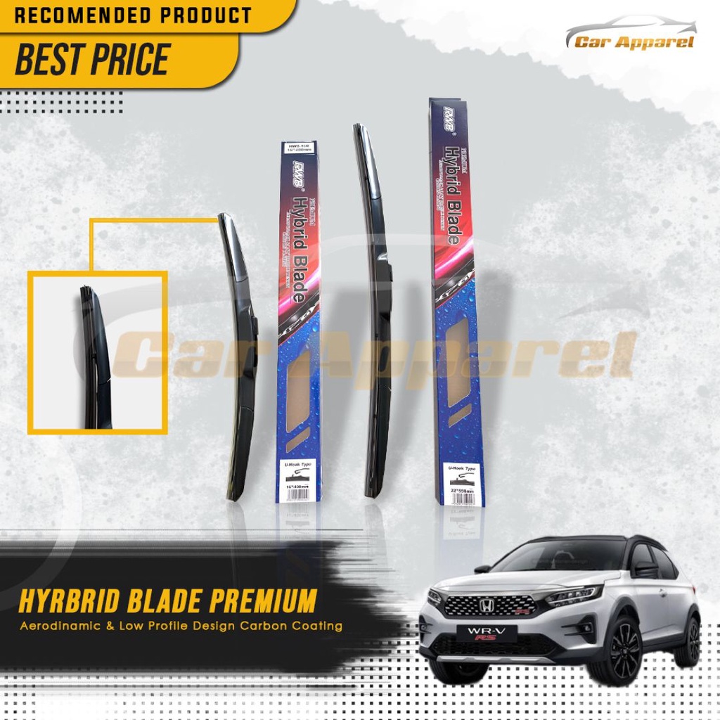WIPER HONDA WRV RS 2022 RWB คู่เคลือบคาร์บอนไฮบริด