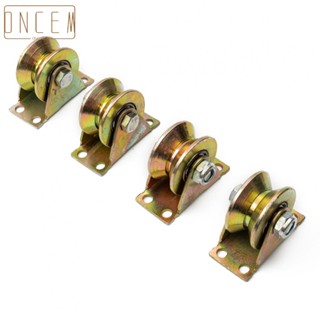 【ONCEMOREAGAIN】Roller Duty Gate Heavy Roller With Bracket Sliding V-Groove Wheel 45# Steel