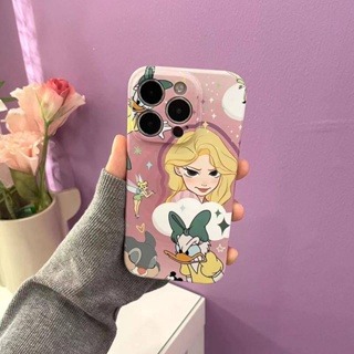 เคสโทรศัพท์มือถือแบบแข็ง ลายการ์ตูนเจ้าหญิงโกรธน่ารัก สําหรับ Apple 14Promax 13 11 12 XR XS