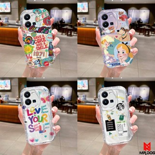 เคส VIVO Y35 4G กรณีโทรศัพท์มือถือลายน่ารักครีม TYNYW