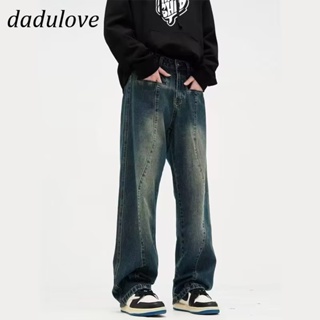 DaDulove💕 New American Ins High Street Retro Washed Jeans WOMENS Niche High Waist Wide Leg Pants Trousers