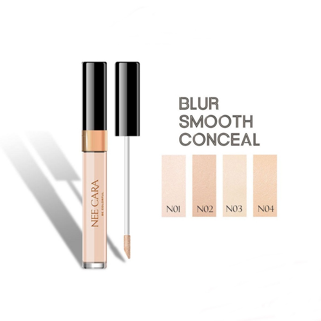 NEE CARA BE COLORFUL Limitless Liquid Concealer 6 ml นีคาร่า คอนซีลเลอร์ เนื้อลิควิด เกลี่ยง่าย ไม่เป็นคราบ