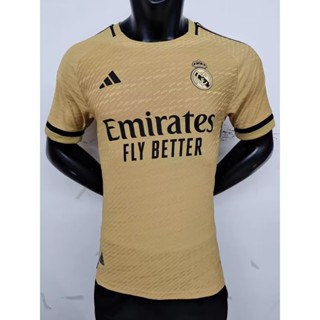 [Player Version] เสื้อกีฬาแขนสั้น ลายทีมฟุตบอล Real Madrid 22-23-24 ชุดเยือน สําหรับผู้ชาย S-XXL