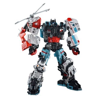 Spot is YM model Defense 5-in -1 masterpiece transformation combiner action character toy movie model KO 45cm deformation car robot