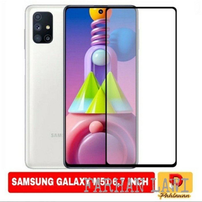 กระจกนิรภัย Samsung M51 กาวเต็ม 9D