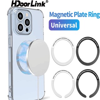 Hdoorlink แหวนสติกเกอร์แม่เหล็กไร้สาย ปลอดภัย สําหรับชาร์จโทรศัพท์มือถือ I Iphone 14 ProMax 13 Mini 1 3 5 ชิ้น