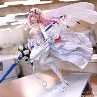 พร้อมส่ง โมเดลฟิกเกอร์ 02 Zero Two Wedding Dress 24 ชั่วโมง สําหรับตกแต่งงานแต่งงาน