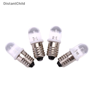 Dsth หลอดไฟ Led E10 DC 3V 4.5V 5 ชิ้น