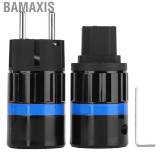 Bamaxis Audio Power Plug  Noise Reduction Professional Audio Power Connector Hifi Pure Copper  for Audio Appliances