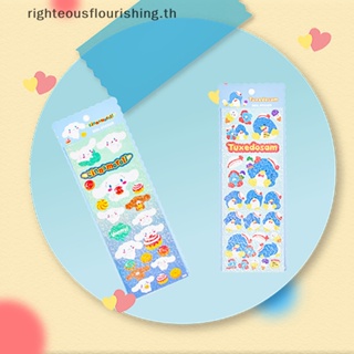 Righteousflourishs.th สติกเกอร์ ลาย Hello Kitty Sanrio Kuromi Melody สําหรับติดตกแต่งสมุดบัญชี