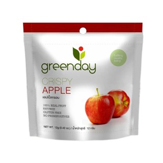 Greenday Crispy Apple กรีนเดย์แอปเปิ้ลอบกรอบ 12 กรัม