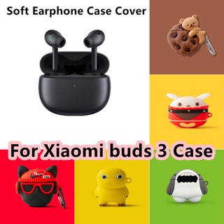 【ส่วนลด】เคสหูฟัง แบบนิ่ม ลายการ์ตูน สําหรับ Xiaomi buds 3 buds 3