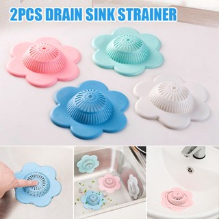 New 2pcs Bathtub Drain Hair Catcher Stopper Plug Sink Strainer Filter Shower