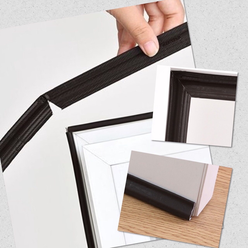 💥 กันเสียงหน้าต่าง กันเสียงประตู ลดเสียง กันฝุ่น กันแมลง กันแอร์ ที่กั้นประตู ขอบประตู ขอบหน้าต่าง ยาว 2 เมตร 💥 - รูปที่ 4