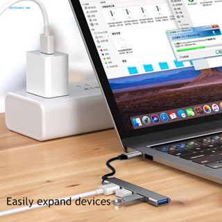 Shchuani อะแดปเตอร์ดองเกิล USB 4 in 1 น้ําหนักเบา สําหรับ MacBook Pro