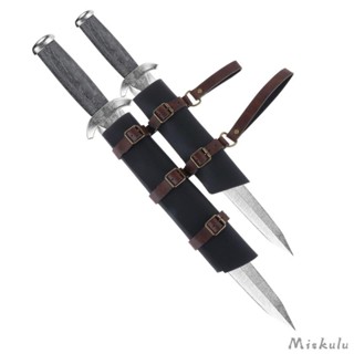 [Miskulu] Sheath PU Rapier Scabbard สําหรับคอสเพลย์ การแสดงโจรสลัด ผู้ใหญ่