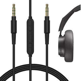 Geekria สายสัญญาณเสียงสเตอริโอ พร้อมไมโครโฟน แบบเปลี่ยน 3.5 มม. (4 ฟุต 1.2 เมตร) สําหรับ Plantronics BackBeat PRO BackBeat PRO2