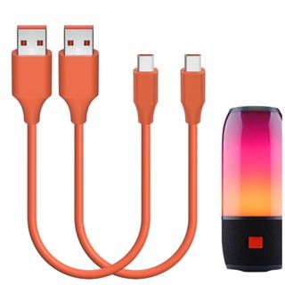 Geekria สายชาร์จลําโพง Micro-USB เข้าได้กับ JBL TUNE 700BT 450BT LIVE 500BT T110BT 1 ฟุต 30 ซม. 2 แพ็ค