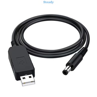 Steady สายเคเบิลแปลงแรงดันไฟฟ้า 5V USB เป็น DC8 4V 9V 12V แจ็ค DC 5 5 มม. สําหรับฮับแยกฮาร์ดดิสก์