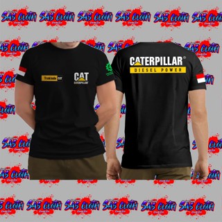 เสื้อยืด พิมพ์ลาย Caterpillar DIESEL POWER Trakindo Caterpillar อุปกรณ์หนัก