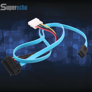 *F 7 Pin SATA Serial ATA to SAS 29 Pin and 4 Pin อะแดปเตอร์เชื่อมต่อสายเคเบิ้ล [superecho.th]