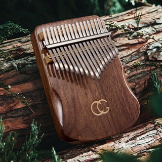 Cega Thumb Piano 21 Tone Black Walnut kalimba 17 Tone คาลิมบา เปียโนนิ้วหัวแม่มือ เครื่องดนตรี แบบพกพา