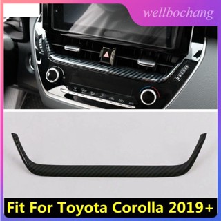 แถบครอบช่องระบายอากาศ คาร์บอนไฟเบอร์ ผิวด้าน อุปกรณ์เสริม สําหรับ Toyota Corolla E210 2019-2022