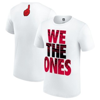 เสื้อยืด พิมพ์ลาย WWE THE USOS BLOODLINE WE THE ONES WHITE PUTIH