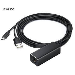 Turbobo 2 in 1 สายเคเบิลอะแดปเตอร์ Micro USB เป็น RJ45 สําหรับ Chromecast Fire TV Stick