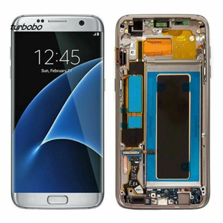 Turbobo หน้าจอสัมผัส LCD ดิจิไทเซอร์ สําหรับ Samsung Galaxy S7 Edge G935F พร้อม/ไม่มีกรอบ