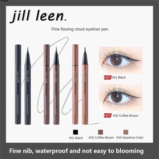 【สินค้าพร้อมส่ง】 Jill Leen Fine Pencil ปากกาอายไลเนอร์สีสันสดใส Smooth and Quick Drying Novice