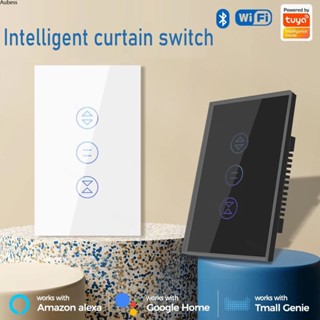 Ready Wifi Tuya Intelligent Curtain Roller Shutter Switch รีโมทคอนโทรลของ Wifi Roller Shutter พร้อมคำสั่งเสียง Serein