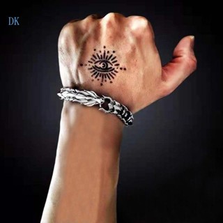 Dk สายรัดข้อมือ ตะขอสปริง สไตล์โกธิคเรโทร