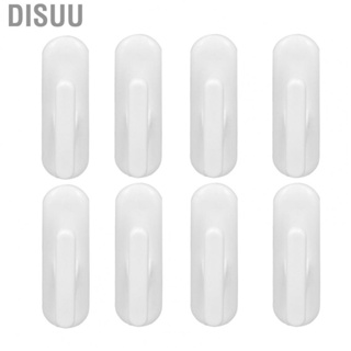 Disuu Self Adhesive Curtain Buckle  8Pcs Plastic Buckles Wall Mounted Easy To Install Sturdy with Hook for Office