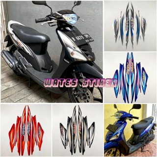 สติกเกอร์ติดเสารถจักรยานยนต์ Yamaha mio 2007 sporty striping list body Standard Fullset คุณภาพดีที่สุด