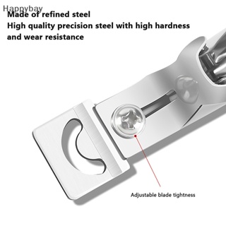 &lt;Happybay&gt; กรรไกรตัดเล็บปลอม ขอบตัว U สเตนเลส สําหรับตกแต่งเล็บ