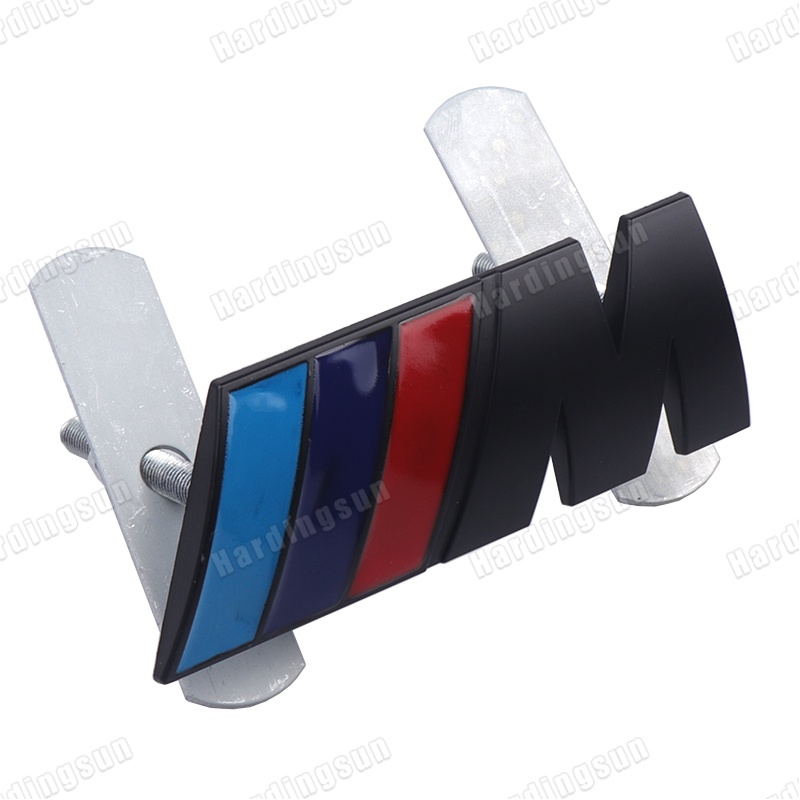 กระจังหน้ารถยนต์ โลหะโครเมี่ยม 8.3*3.3 ซม. 1 ชิ้น สําหรับ BMW M M3 M5 E39 E34 E46 E90 E60 E36 E30 F3