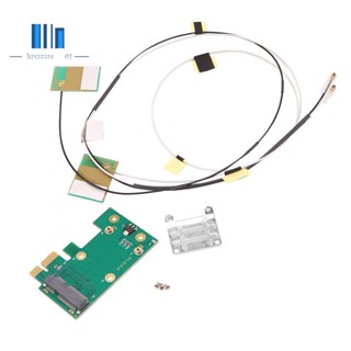 อะแดปเตอร์การ์ดเครือข่ายอีเธอร์เน็ตไร้สาย PCI-E PCI Express เป็น Mini PCI Express สําหรับแล็ปท็อป