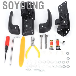 Soyoung Door Handle  Kit  ABS Material Interior Inside Tool 20833606 LH+20833602 RH 15936892 Fit for CHEVROLET