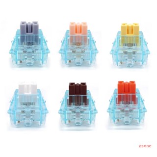 Zzz สวิตช์หล่อลื่น RGB 5 Pin เสียงเงียบ