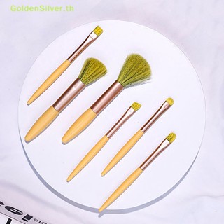 Goldensilver ชุดแปรงแต่งหน้า แปรงรองพื้น แปรงอายแชโดว์ แปรงคาบูกิ แปรงนุ่ม TH