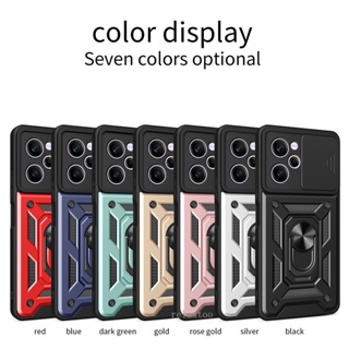 Xiaomi Redmi 12 4G 2023 Phone Case For Xiaomi Redmi12 12C Remi 12 12 C 4G 2023 Redmi 11A 4G Shockproof Armor Casing Luxury Slide Camera Lens Protection Hard Back Cover Case