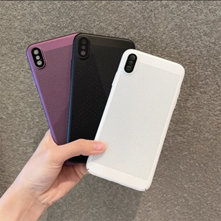 เคสโทรศัพท์มือถือ PC แข็ง บางพิเศษ กระจายความร้อน กันกระแทก สําหรับ iphone X XS XR XS MAX X