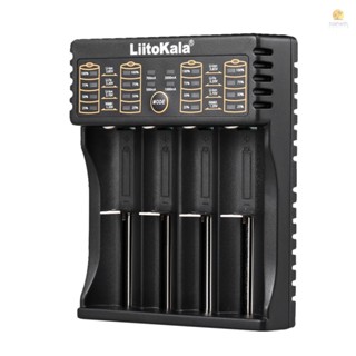 Tosw)liitokala Lii-402 ที่ชาร์จแบตเตอรี่อัจฉริยะ 1.2V 3.7V 3.2V 3.85V AA/AAA สําหรับแบตเตอรี่ 18490 18350 17670 17500 16340 14500 10440