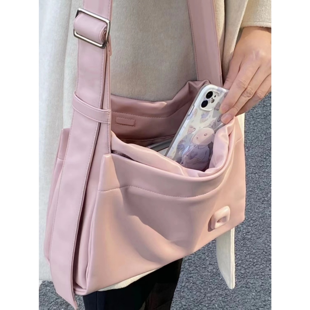 [พร้อมส่ง] กระเป๋าสะพายไหล่ ความจุขนาดใหญ่ สําหรับผู้หญิง - รูปที่ 4